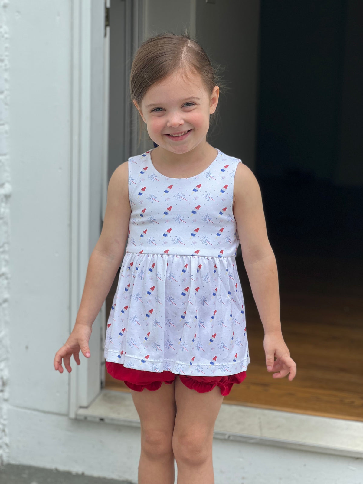 Sophia Bloomer Set, Patriotic