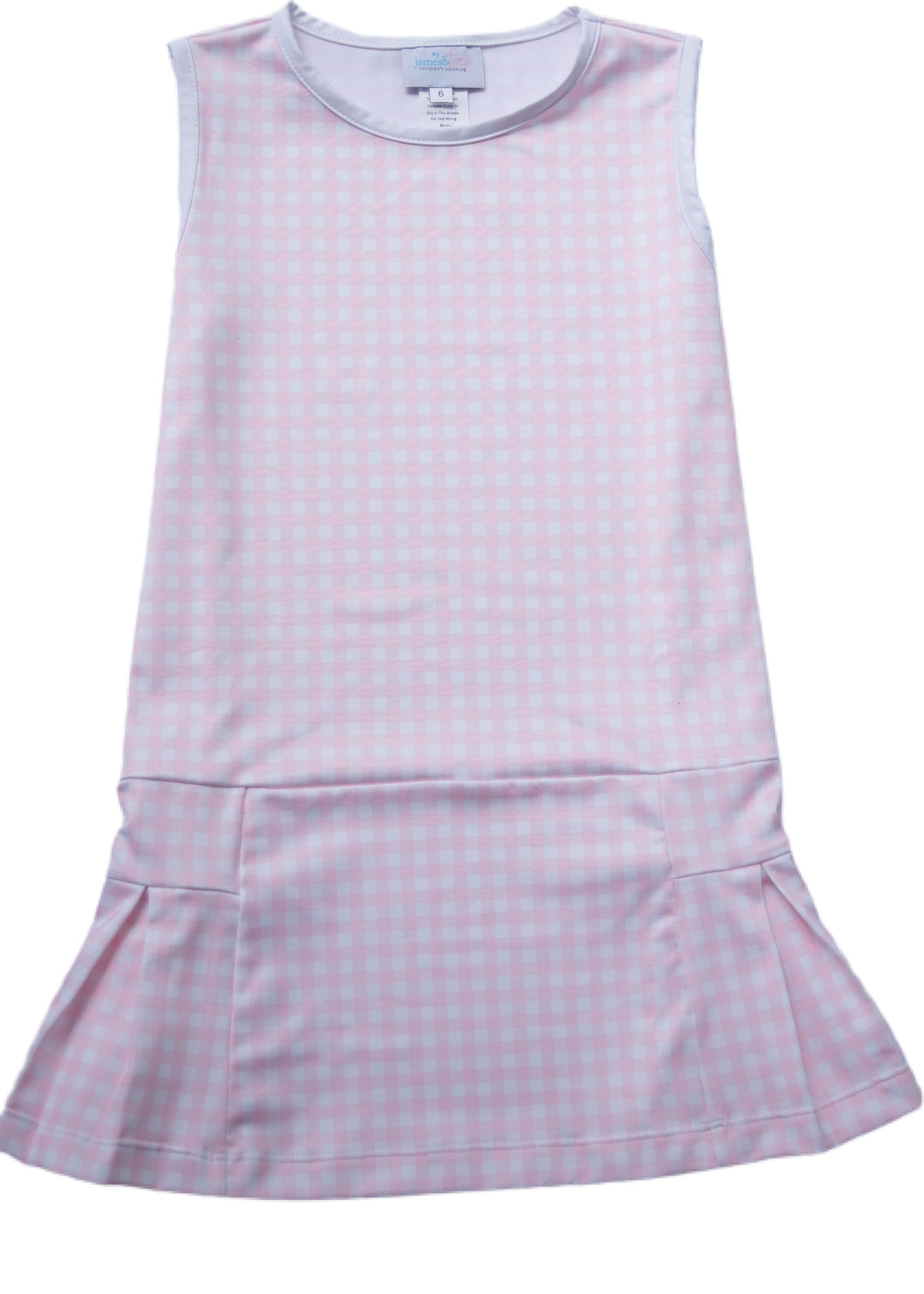 Penny Pink Gingham Tennis Dress