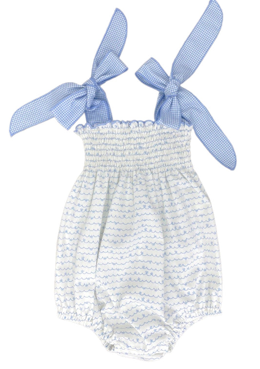 Bailey Blue Bow Bubble