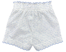 Isabella Short Set, Blue Bow