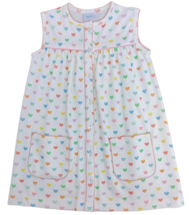 Rowan Rainbow Heart Print Dress