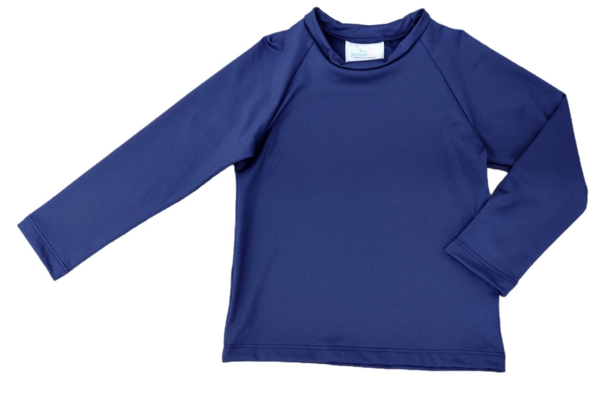Sammy Swim Rashguard, Navy (Ready to Ship)