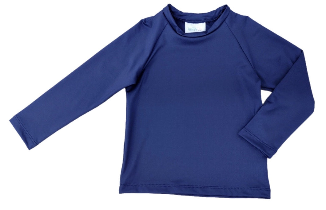 Sammy Swim Rashguard, Navy (Ready to Ship)