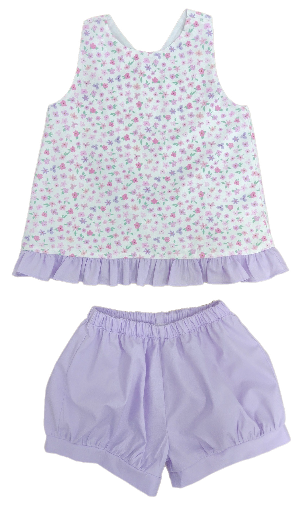 Poppy Pinafore Bloomer/Banded Short Set