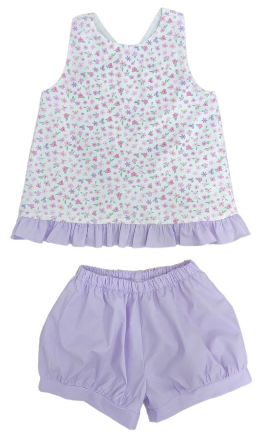 Poppy Pinafore Bloomer/Banded Short Set