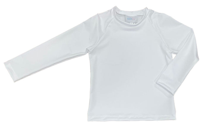 Sammy Swim Long Sleeve Rash Guard, White