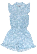 Pima Romper, Blue Dot