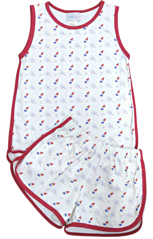 Two-Piece Lounge Set, Patriotic