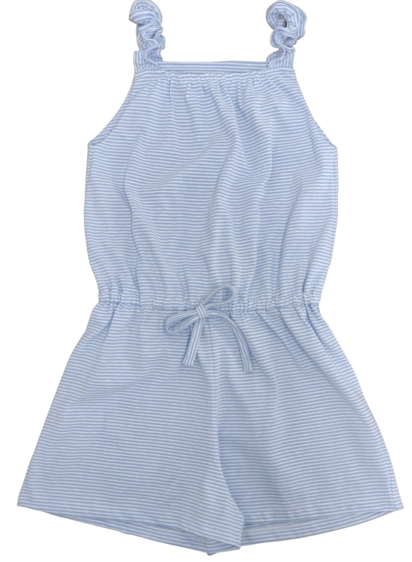Daphne Romper, Blue Stripe