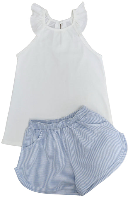 Sloane Short Set, Blue Stripe
