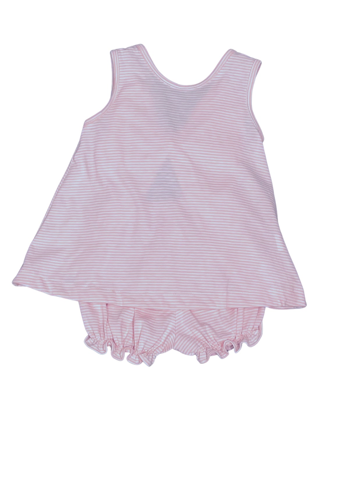 Lottie Bloomer/Banded Short Set, Pink Stripe