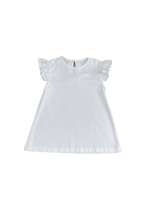 White Eyelet Sleeveless Top