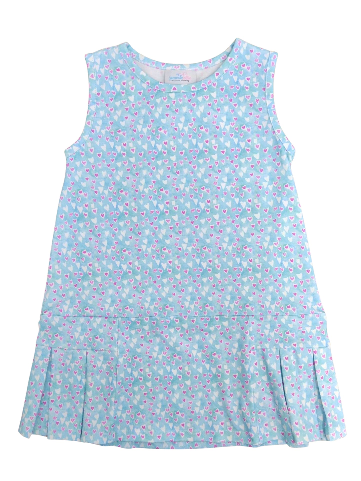 Tennis Dress, Blue Hearts