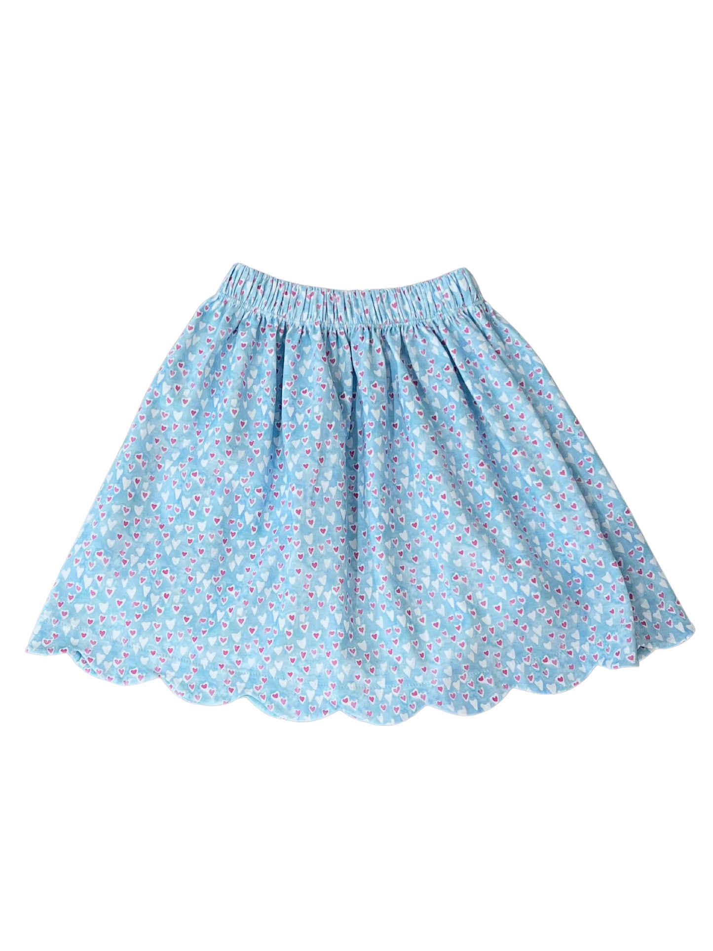 Tennis Skirt, Blue Hearts