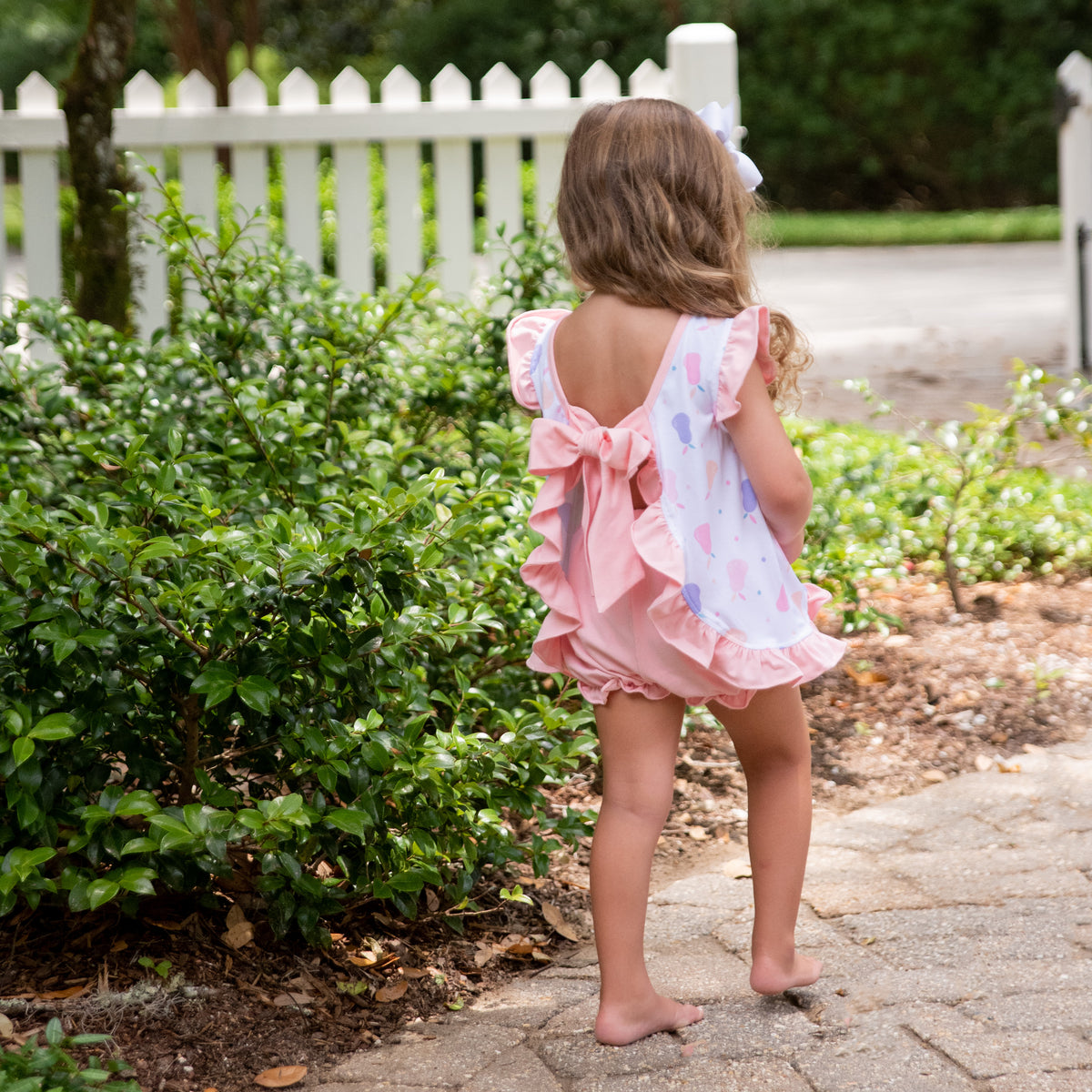 Mae Swing Bloomer/Banded Short Set, Pear Print