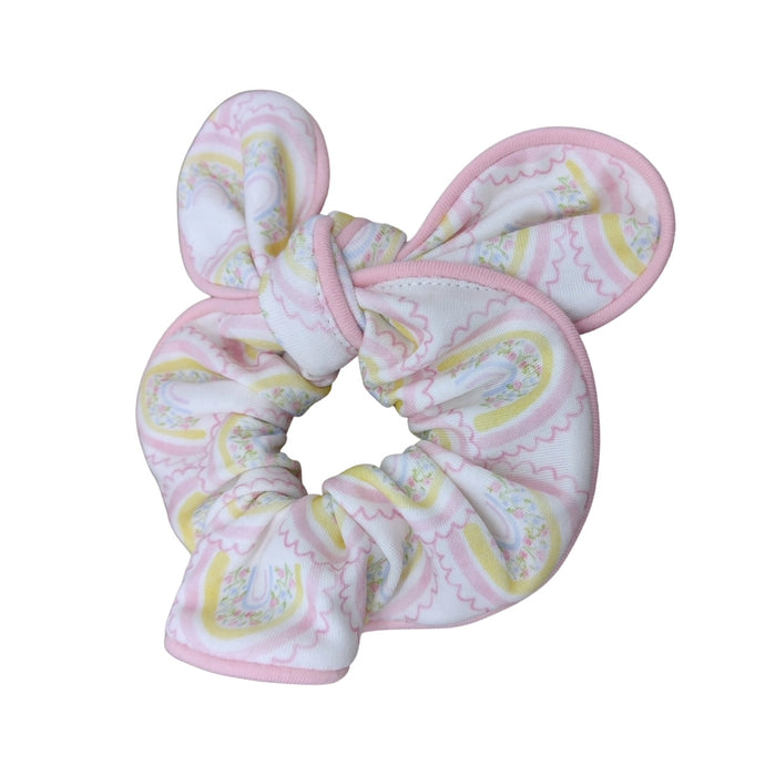 Rainbow Print Scrunchie