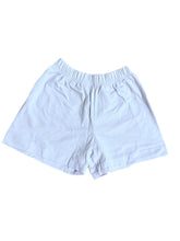 Conrad Knit Shorts Blue Gingham, Ice Cream