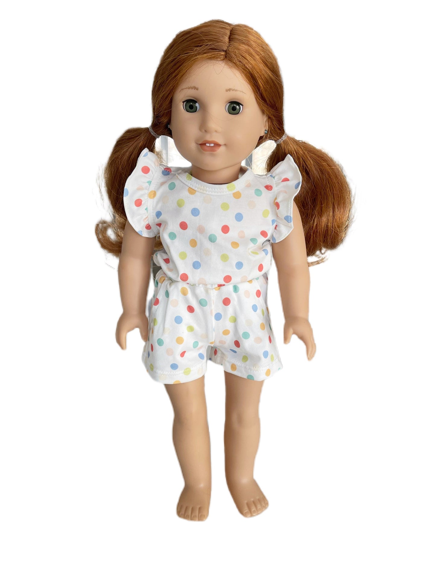 Doll Riley Romper Multi Dot