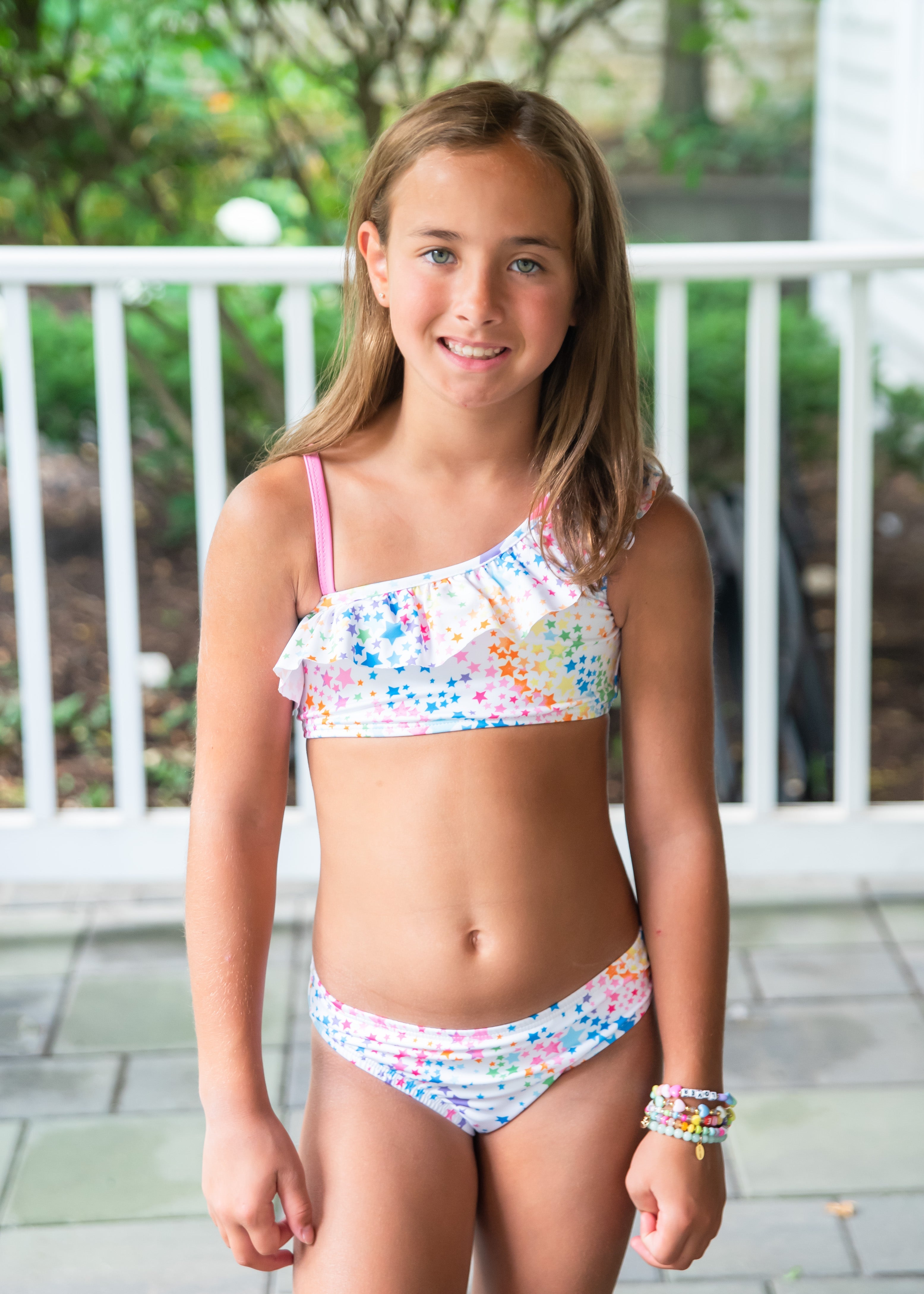 Lara Two Piece Swim, Stars – James and Lottie INC