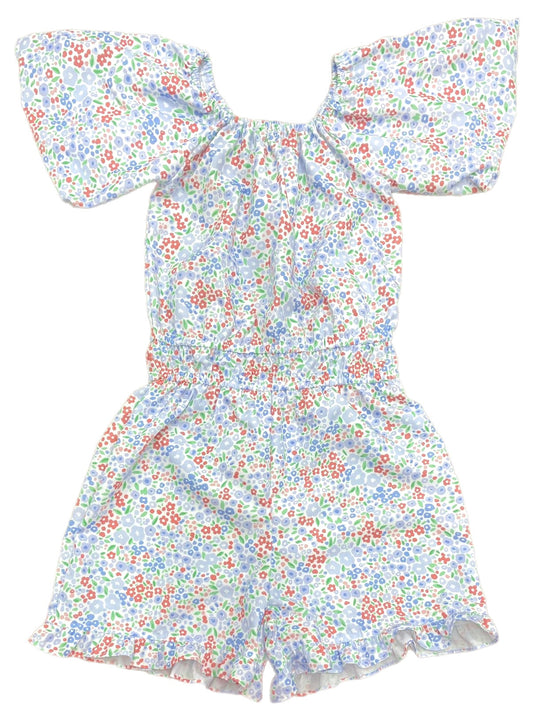 Romper BE, Patriotic Floral