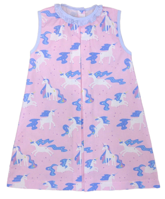 Penny Pleat Dress, Unicorn